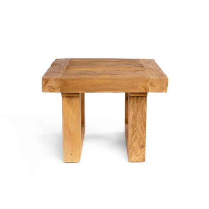 RECLAIMED TEAK SIDE TABLE | NATURAL