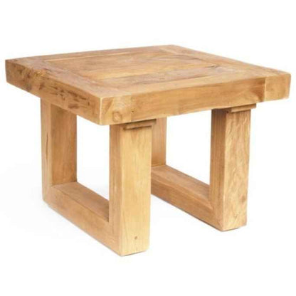 RECLAIMED TEAK SIDE TABLE | NATURAL