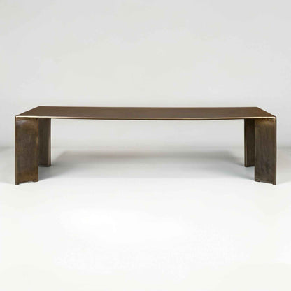 READE CAST ALUMINUM COFFEE TABLE