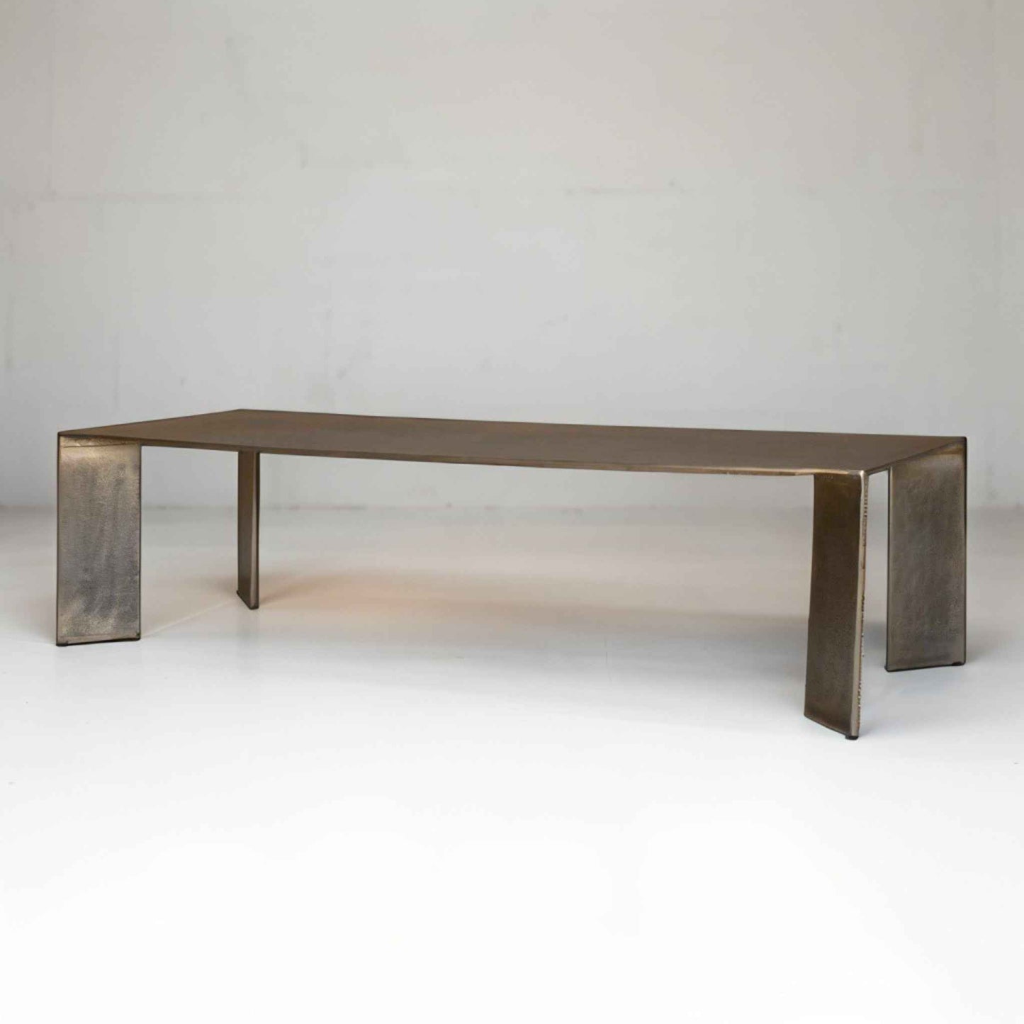 READE CAST ALUMINUM COFFEE TABLE