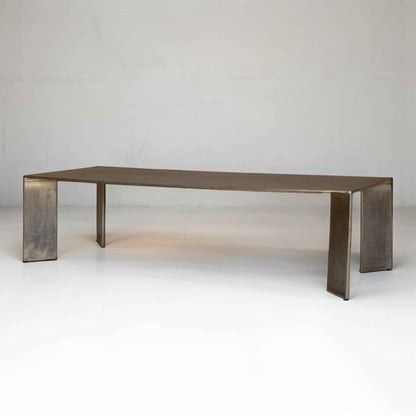 READE CAST ALUMINUM COFFEE TABLE