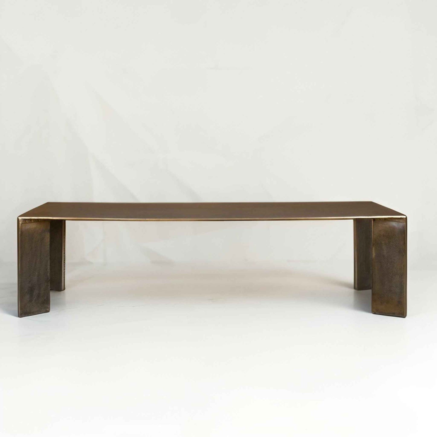 READE CAST ALUMINUM COFFEE TABLE