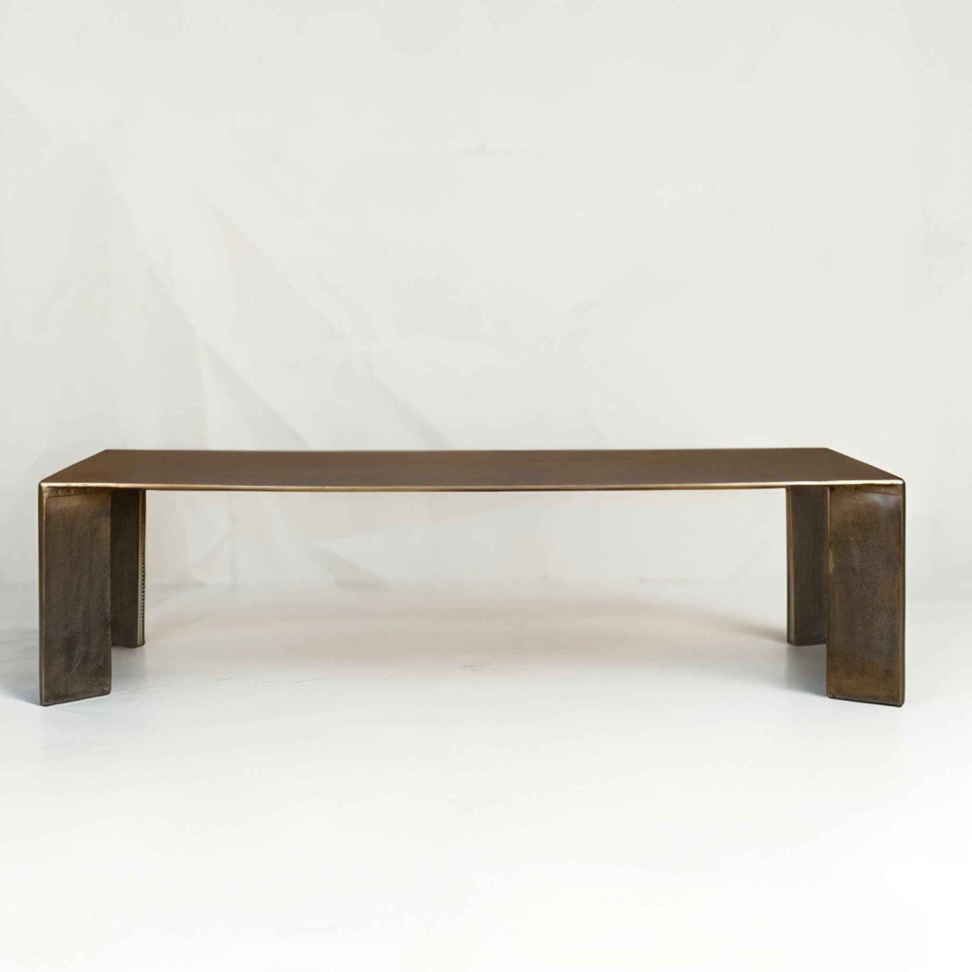 READE CAST ALUMINUM COFFEE TABLE