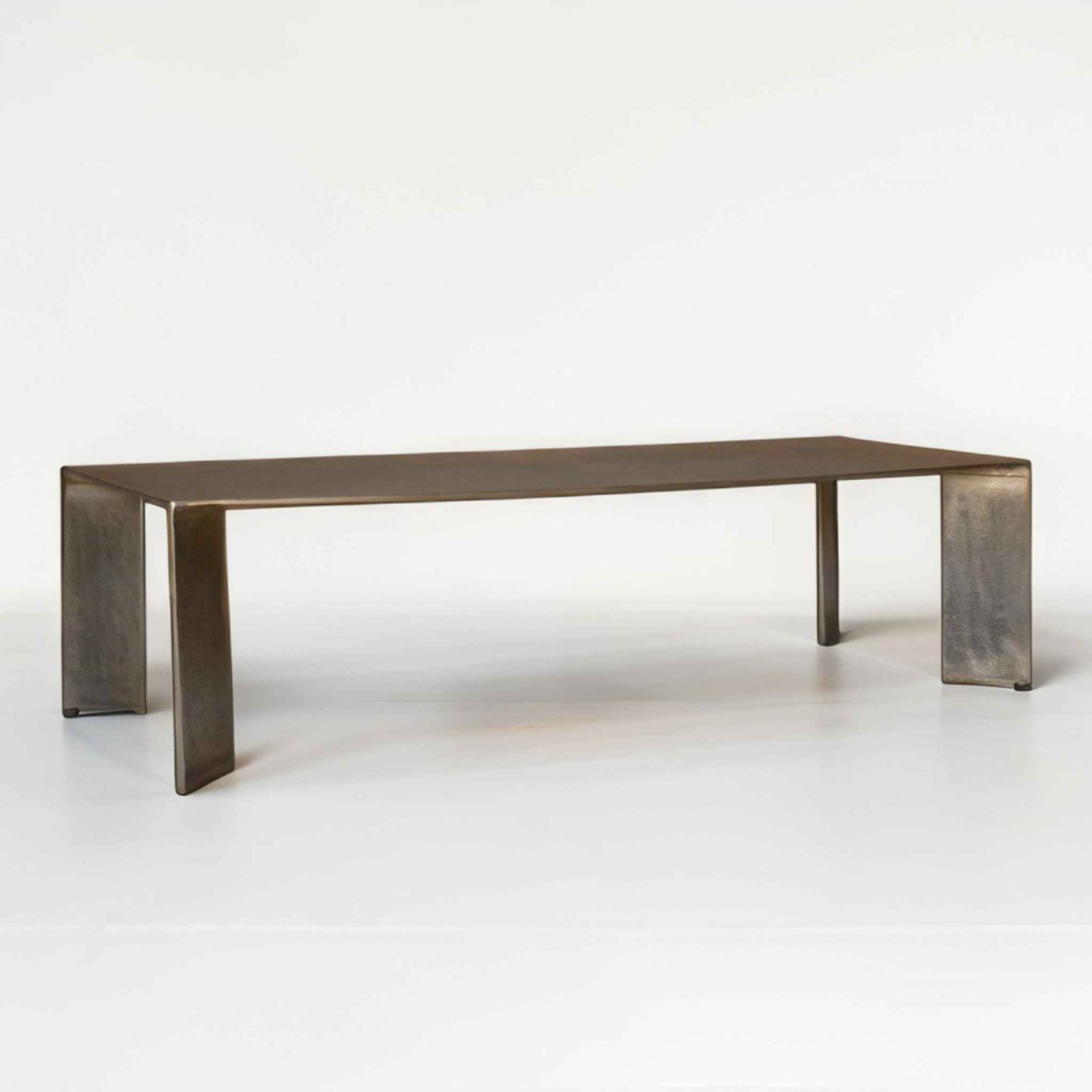 READE CAST ALUMINUM COFFEE TABLE