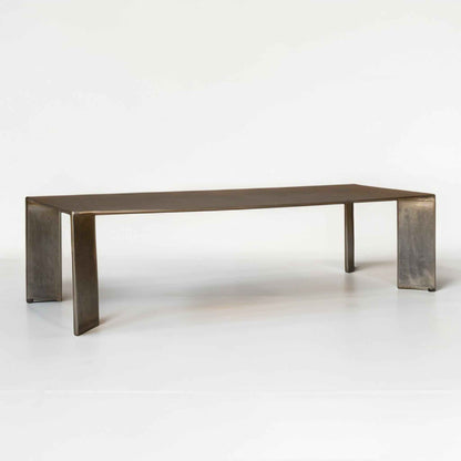 READE CAST ALUMINUM COFFEE TABLE
