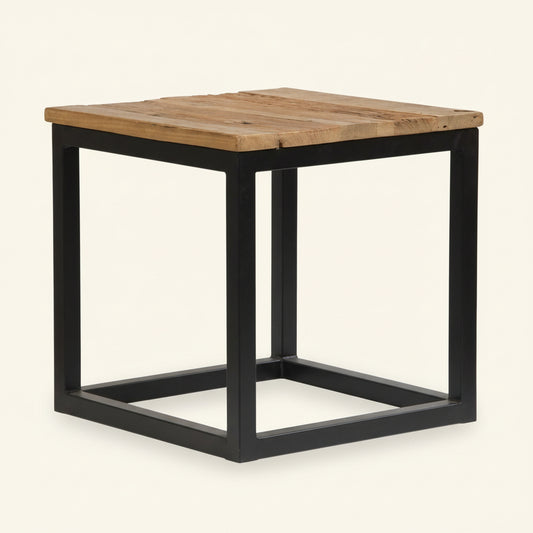 REEVES SIDE TABLE / RECYCLED ELM