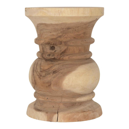 RHODES STOOL + SIDE TABLE | NATURAL