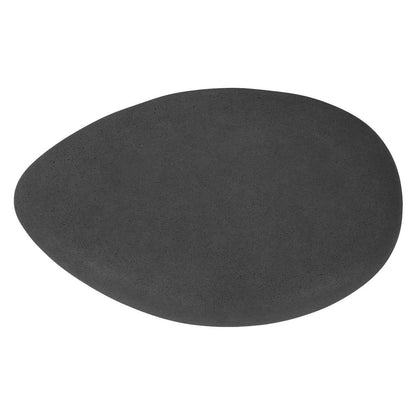 RIVER STONE INDOOR-OUTDOOR COFFEE TABLE: CHARCOAL