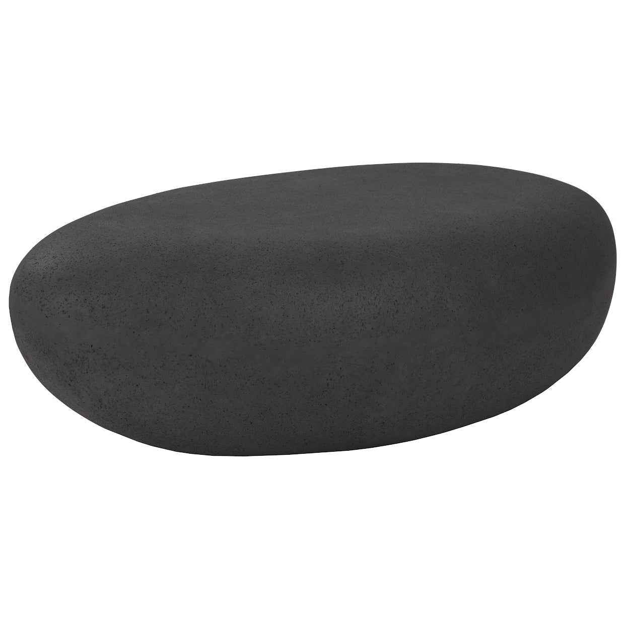 RIVER STONE INDOOR-OUTDOOR COFFEE TABLE: CHARCOAL