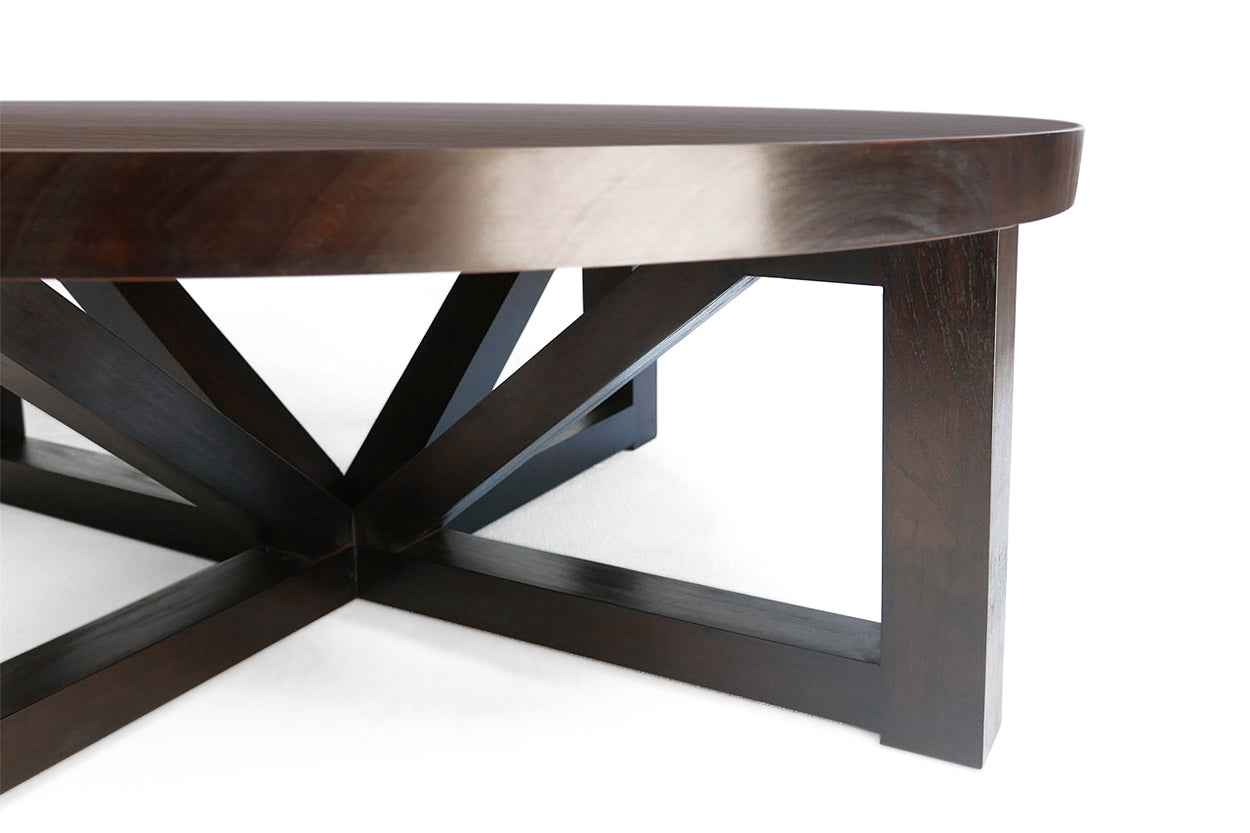 Modern Round Angle Leg Coffee Table