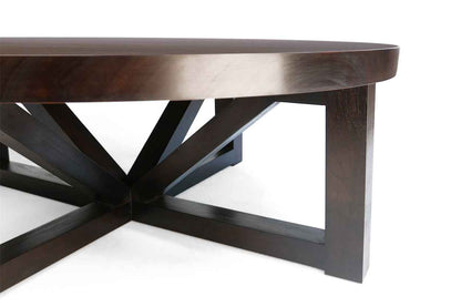Modern Round Angle Leg Coffee Table