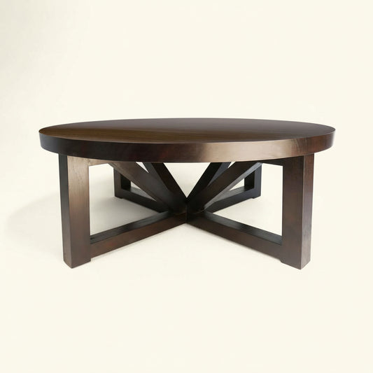 Modern Round Angle Leg Coffee Table