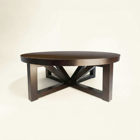 Modern Round Angle Leg Coffee Table