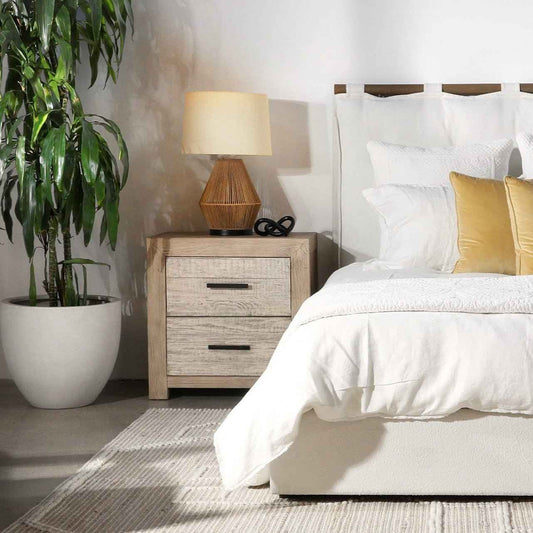 ROUX 2 DRAWER NIGHTSTAND