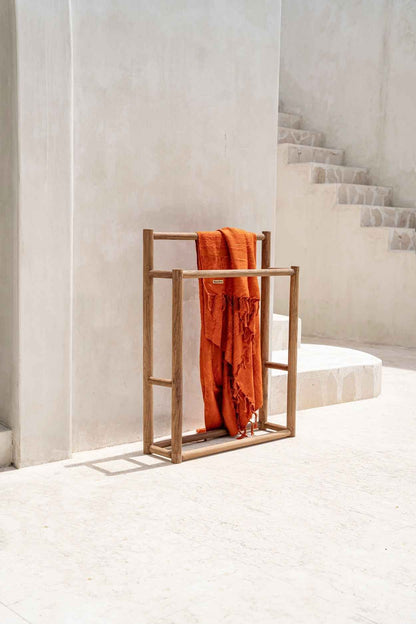 RUSTIC TOWEL HANGER | RECLAIMED TEAK