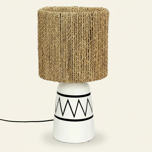 SANTORINI TABLE LAMP | BLACK & WHITE