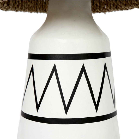 SANTORINI TABLE LAMP | BLACK & WHITE