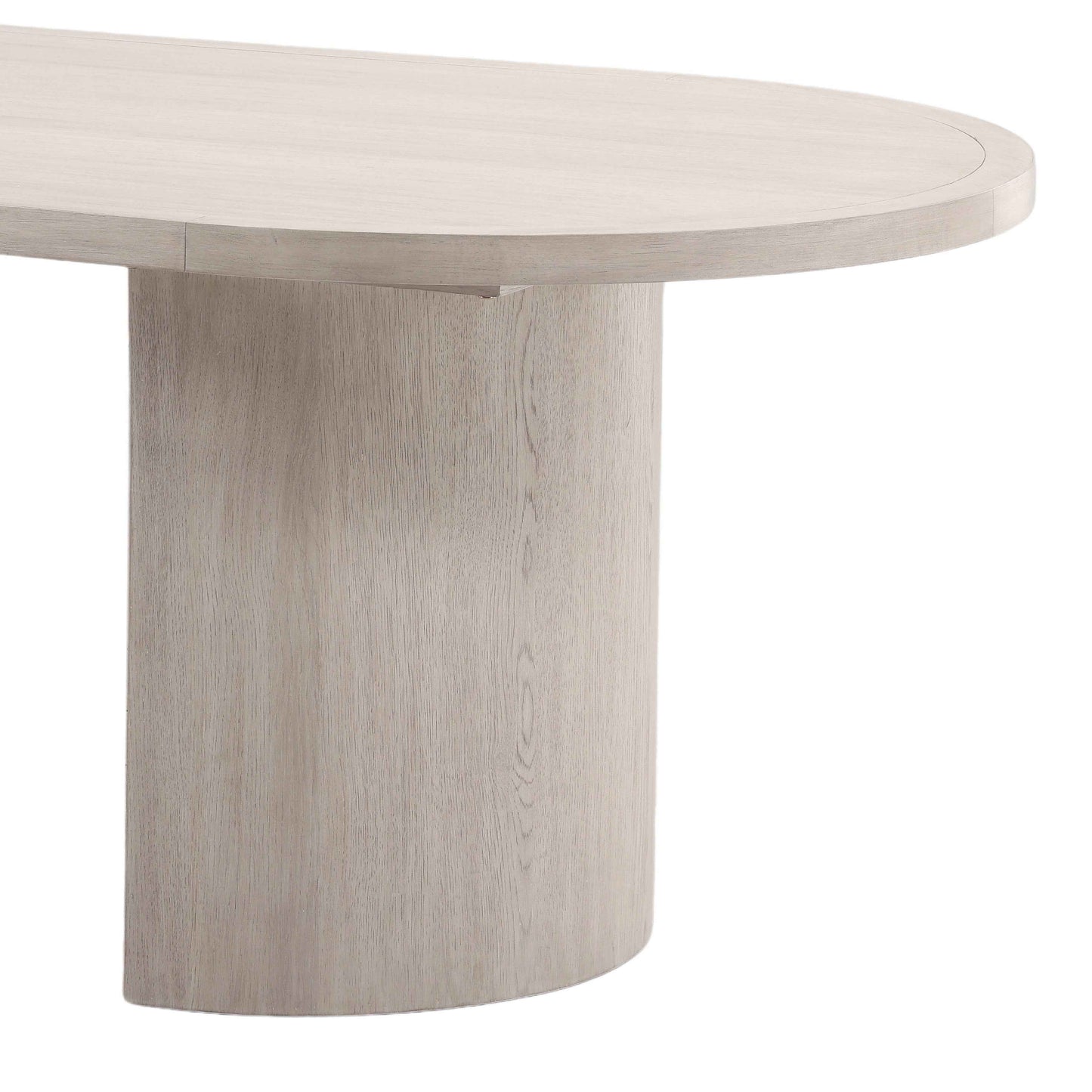 SARAI LIGHT GREY OAK DINING TABLE