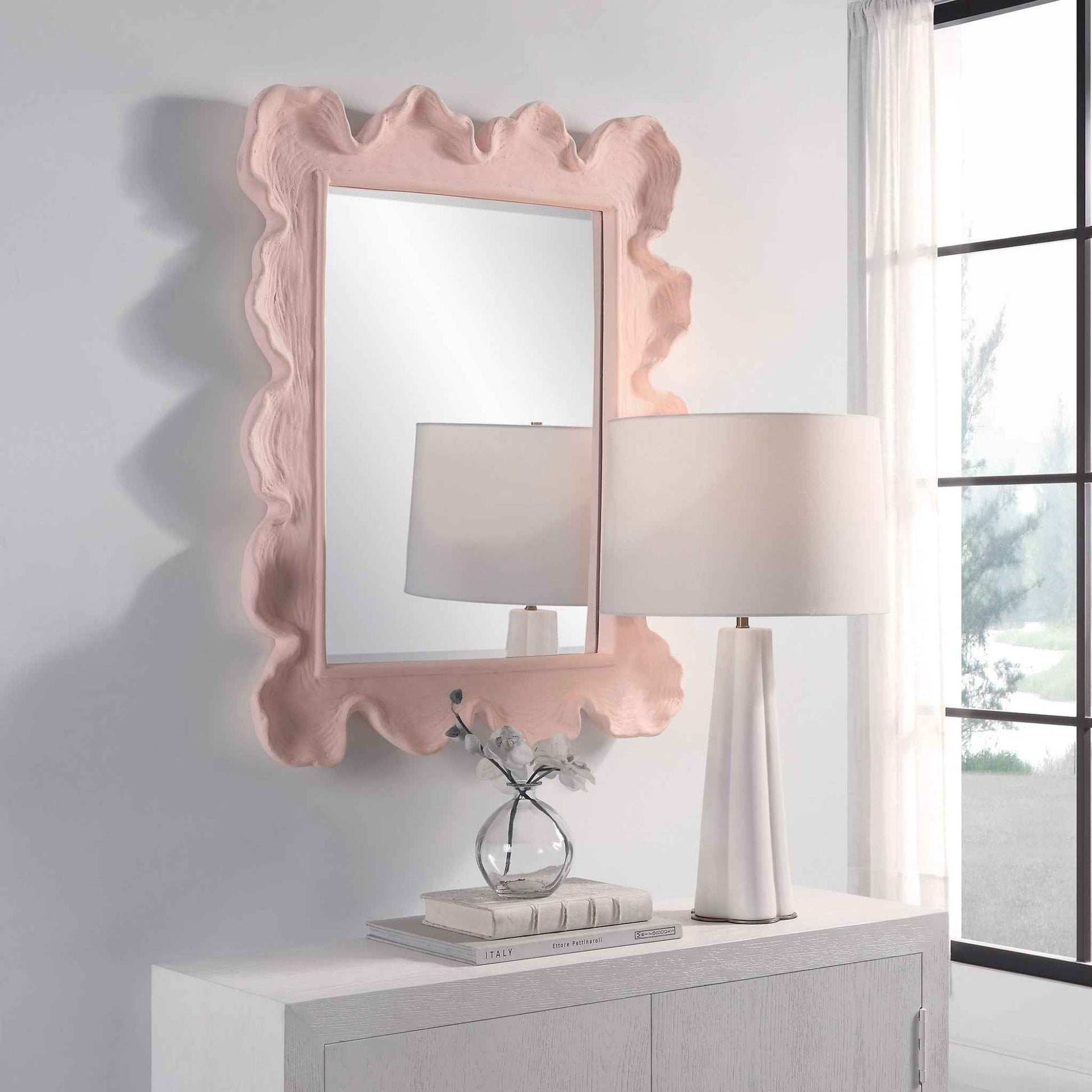 SEA CORAL PINK MIRROR