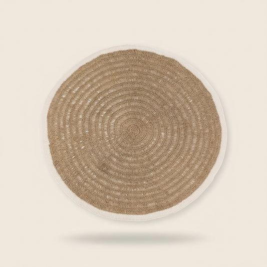 SEAGRASS & COTTON CARPET | NATURAL | LARGE