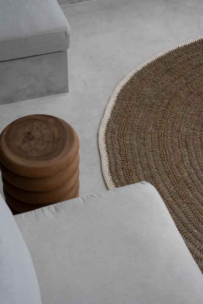 SEAGRASS & COTTON CARPET | NATURAL | LARGE