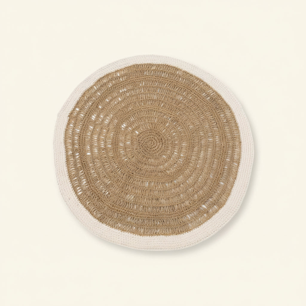SEAGRASS & COTTON CARPET | NATURAL | SMALL