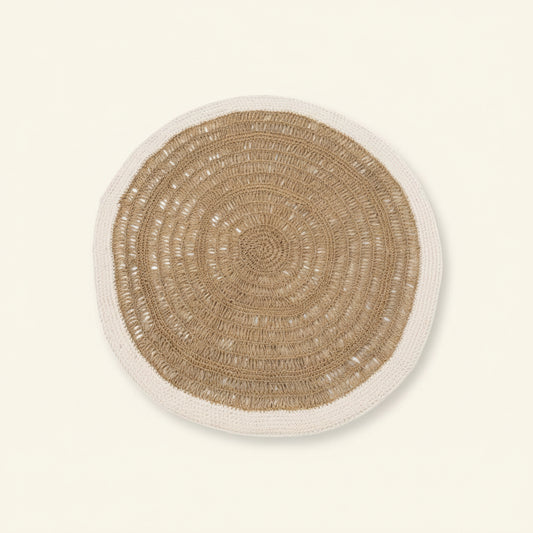 SEAGRASS & COTTON CARPET | NATURAL | SMALL