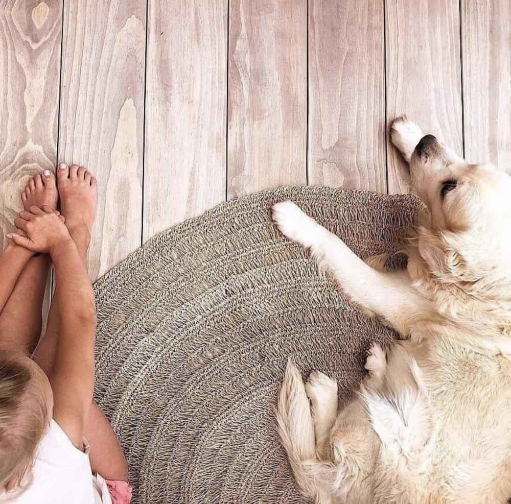 Seagrass Round Carpet | Natural | 100 cm