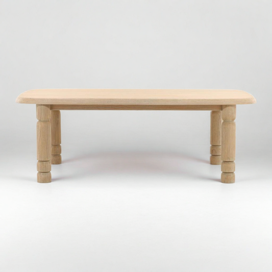LOUISA LIGHT NATURAL WOOD DINING TABLE