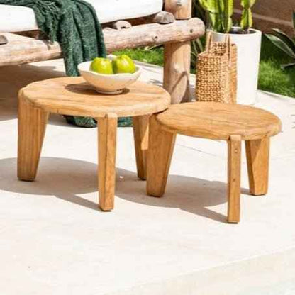 SESEH COFFEE TABLE | RECLAIMED TEAK | IN-OUTDOORS | SET OF 2