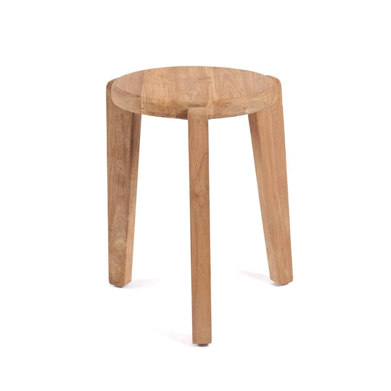 SESEH SIDE TABLE +STOOL | RECLAIMED TEAK | IN-OUTDOORS