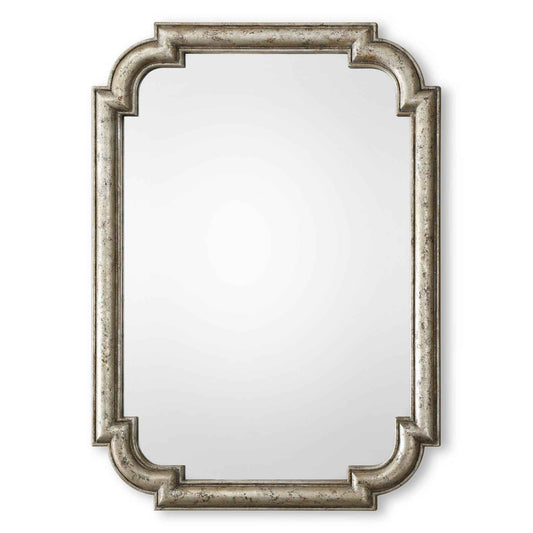 SHANTI DISTRESSED ANTIQUE SILVERLEAF MIRROR