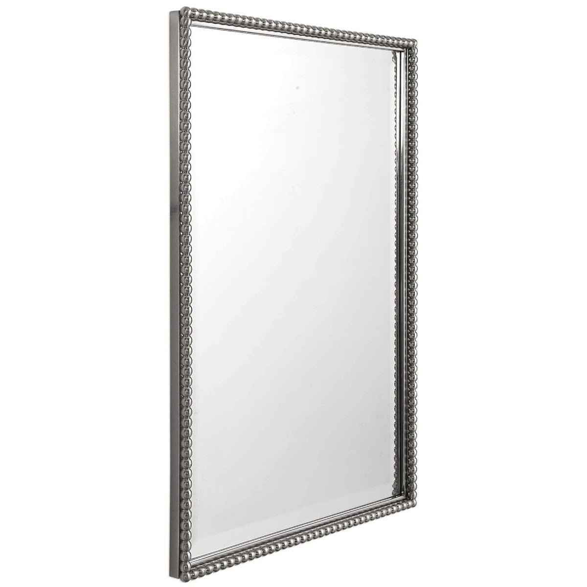 SHERISE BRUSHED NICKEL MIRROR