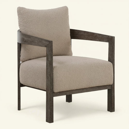 SIENNA SAND BOUCLE ACCENT CHAIR