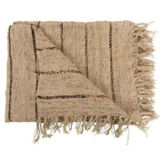 S'IL VOUS PLAID | BEIGE + BLACK