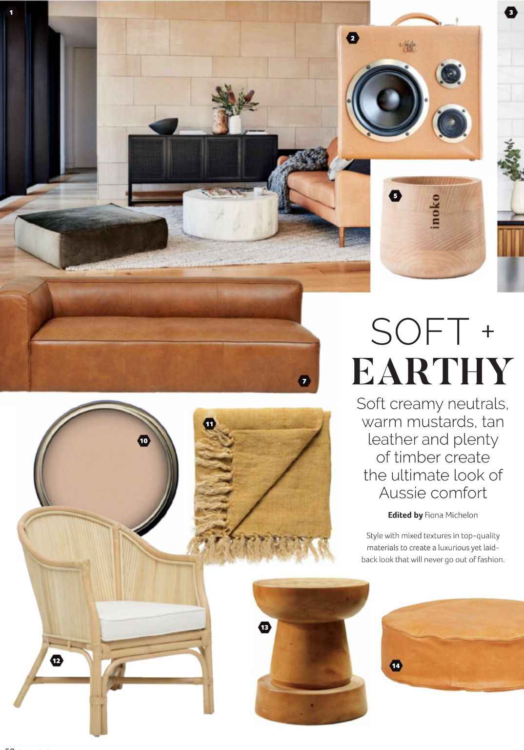 SKAK STOOL + SIDE TABLE / NATURAL