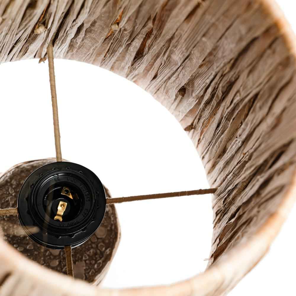 SKIATHOS TABLE LAMP | WHITE + NATURAL