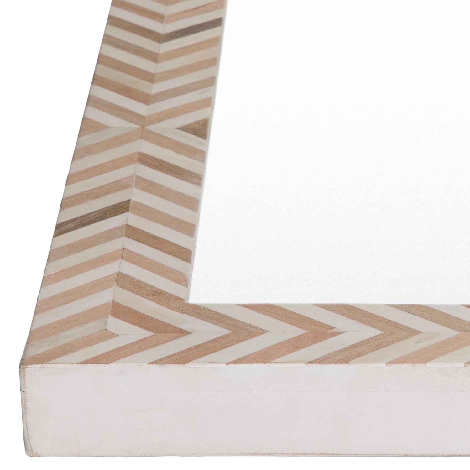 SOCAL CHEVRON STRIPED FLOOR MIRROR