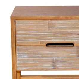 SOLARIS (BED)SIDE TABLE | BAMBOO + NATURAL TEAK