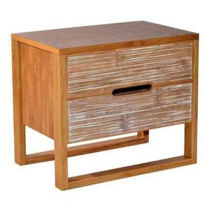 SOLARIS (BED)SIDE TABLE | BAMBOO + TEAK