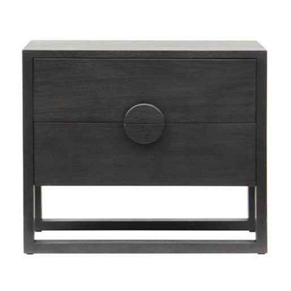 SOLARIS (BED)SIDE TABLE | CHARCOAL OAK