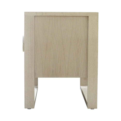 SOLARIS (BED)SIDE TABLE | ROUND HANDLE | BLOND OAK