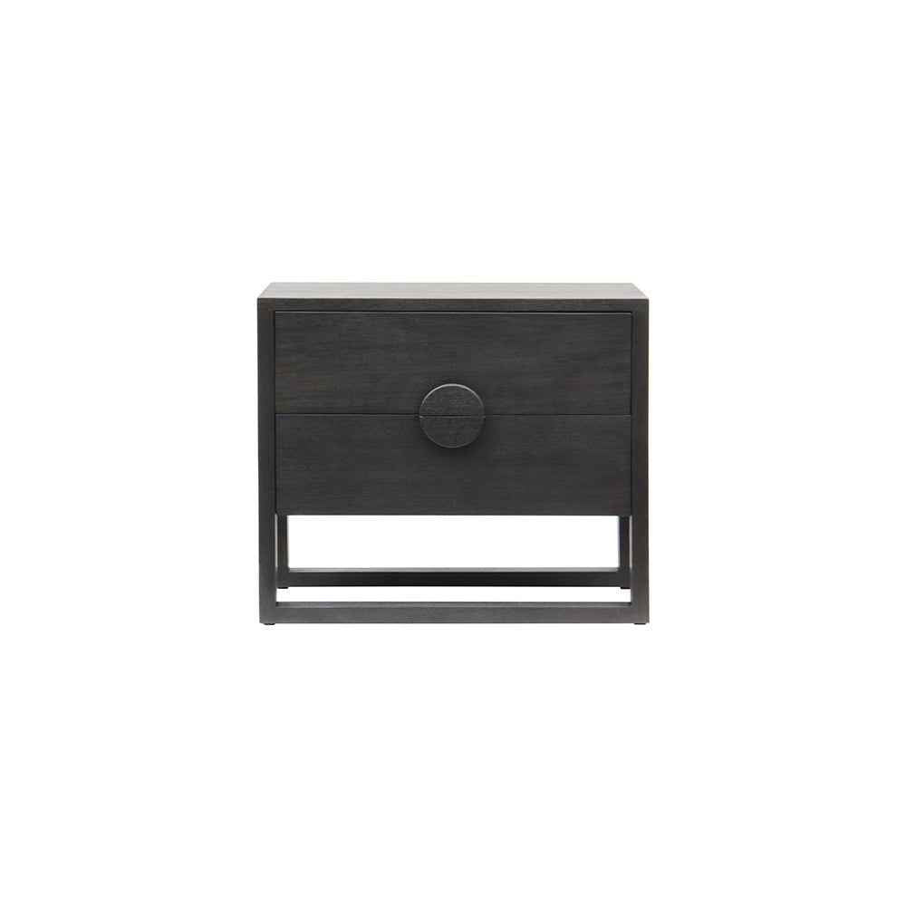 SOLARIS (BED)SIDE TABLE | ROUND HANDLE | CHARCOAL