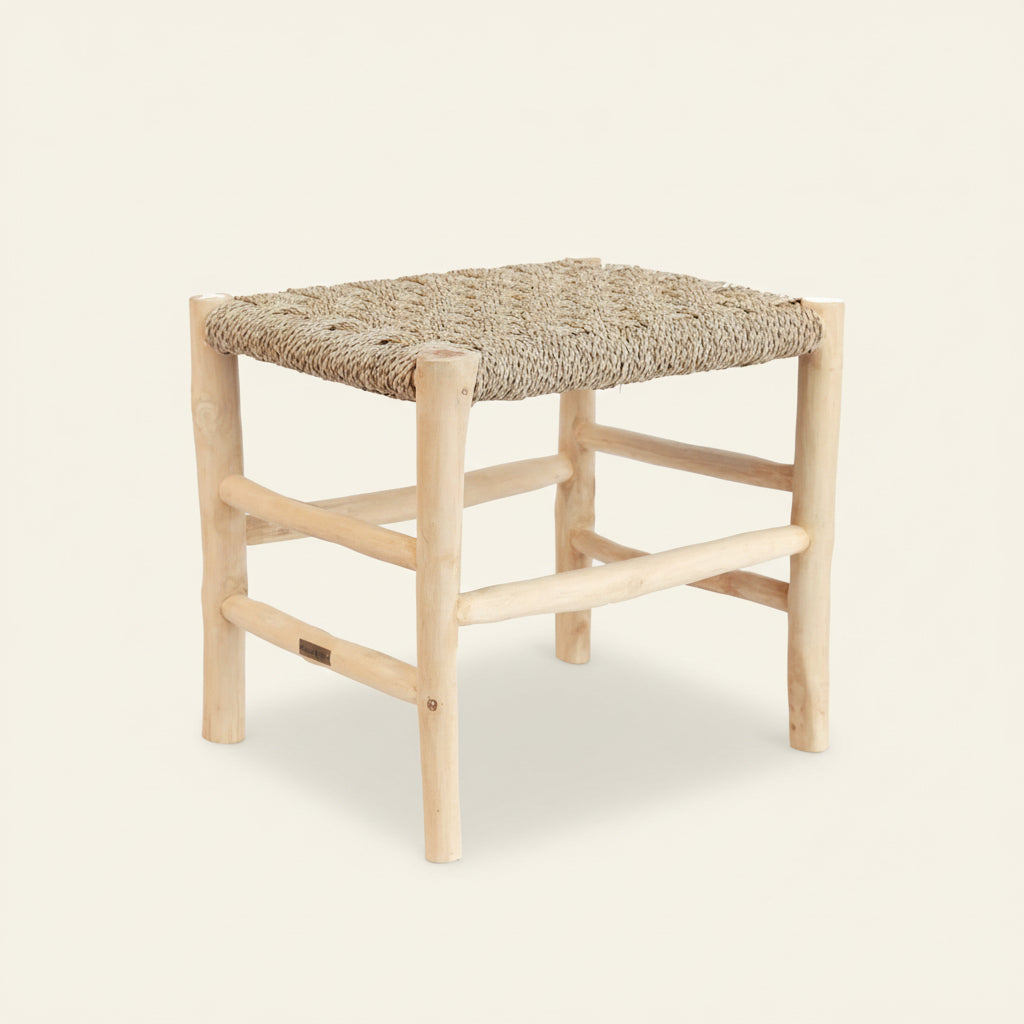 SOUK SEAGRASS STOOL / NATURAL