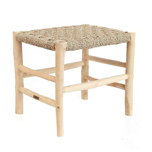 SOUK SEAGRASS STOOL / NATURAL