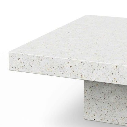 CONCRETE SLAB COFFEE TABLE: SQUARE