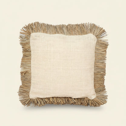 ST TROPEZ CUSHION COVER | NATURAL WHITE | 60 x 60 cm