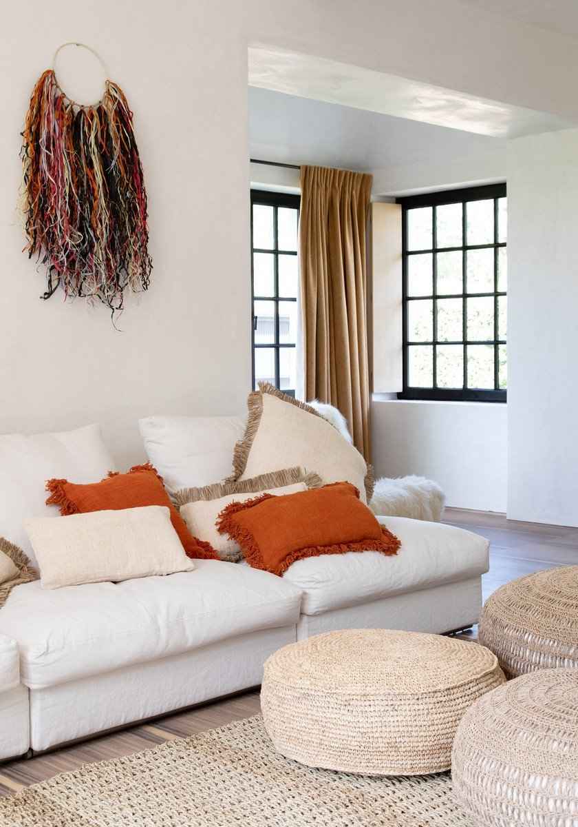 ST TROPEZ CUSHION COVER | NATURAL WHITE | 60 x 60 cm