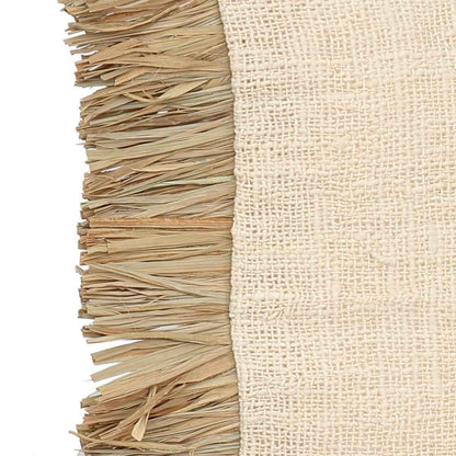 ST TROPEZ CUSHION COVER | NATURAL WHITE | 60 x 60 cm