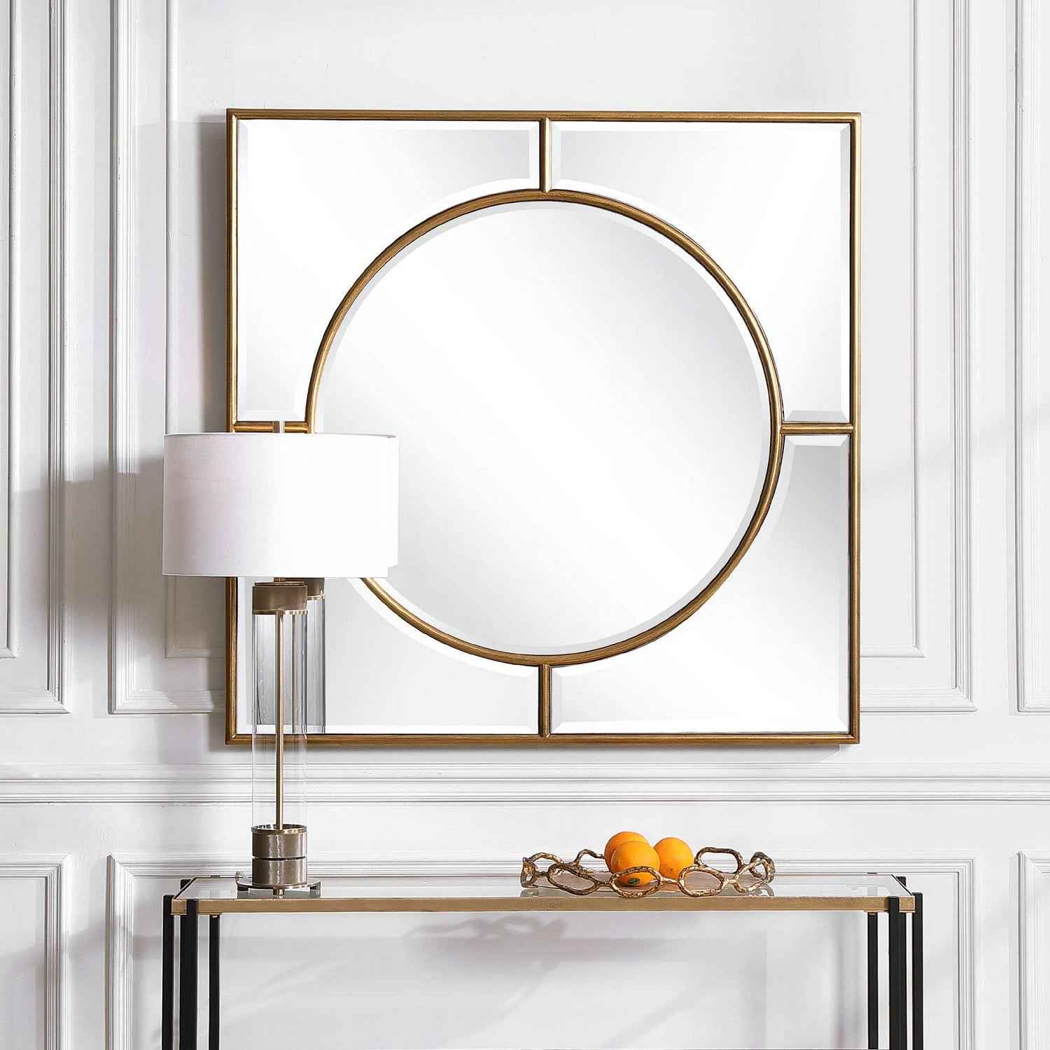 STANFORD GILDED SQUARE MIRROR